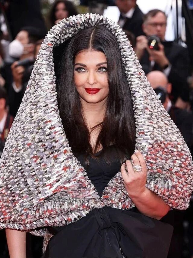 Aishwarya Rai Bachchan stuns in silver Sophie Couture gown at Cannes 2023